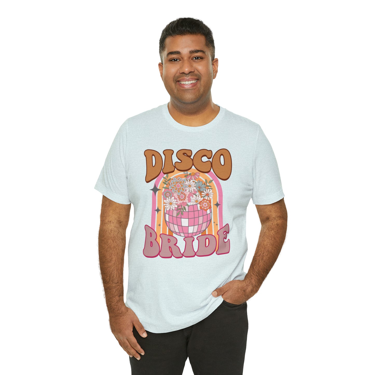 Retro Disco Bride Mirror Ball T-Shirt