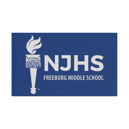 Freeburg Middle School NJHS National Junior Honor Society Flag - Royal Blue