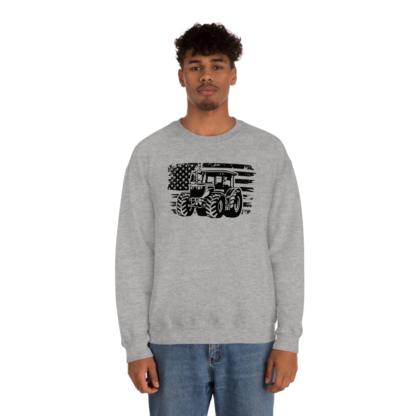 "American Tractor" - Unisex Heavy Blend™ Crewneck Sweatshirt