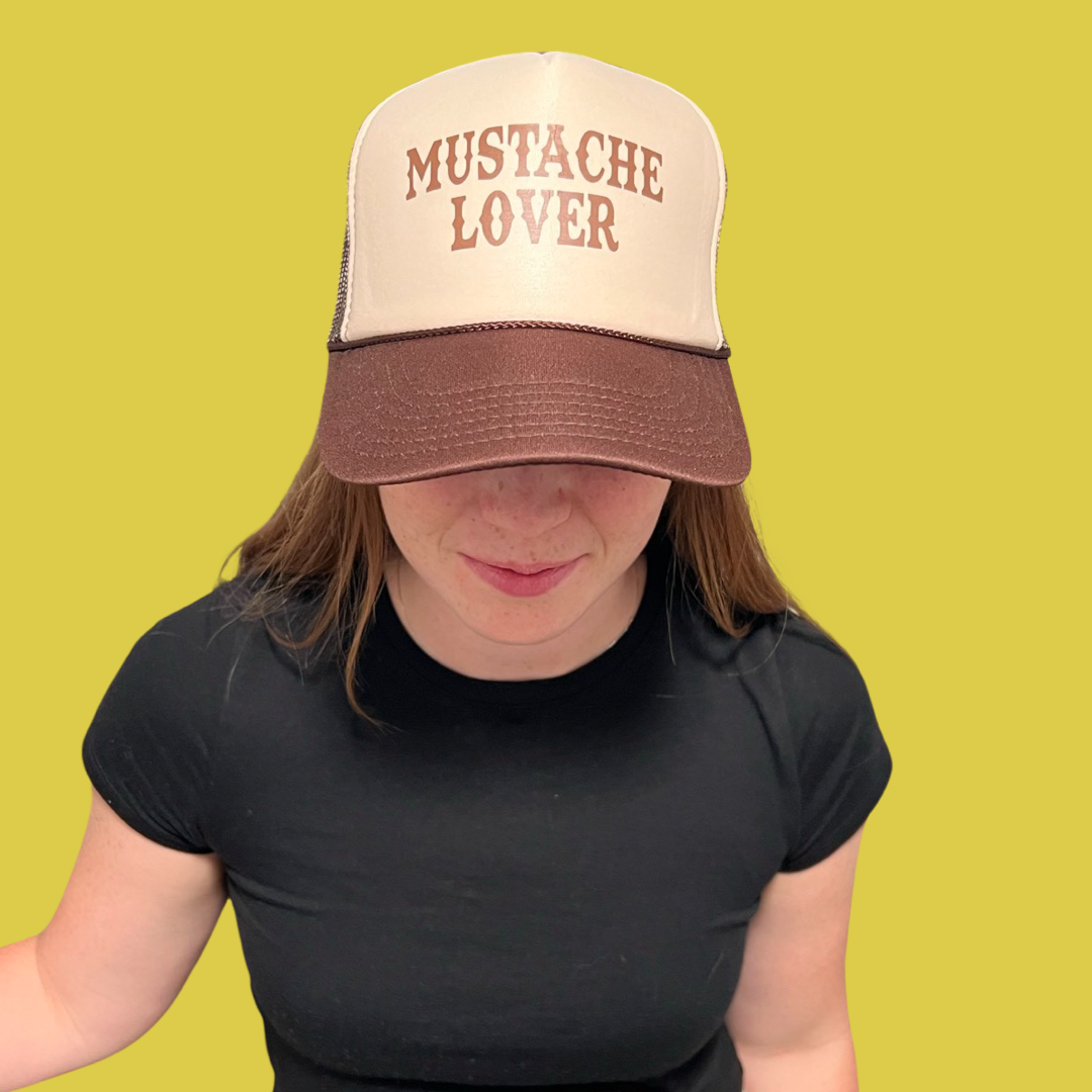 Mustache Lover Tall Trucker Caps