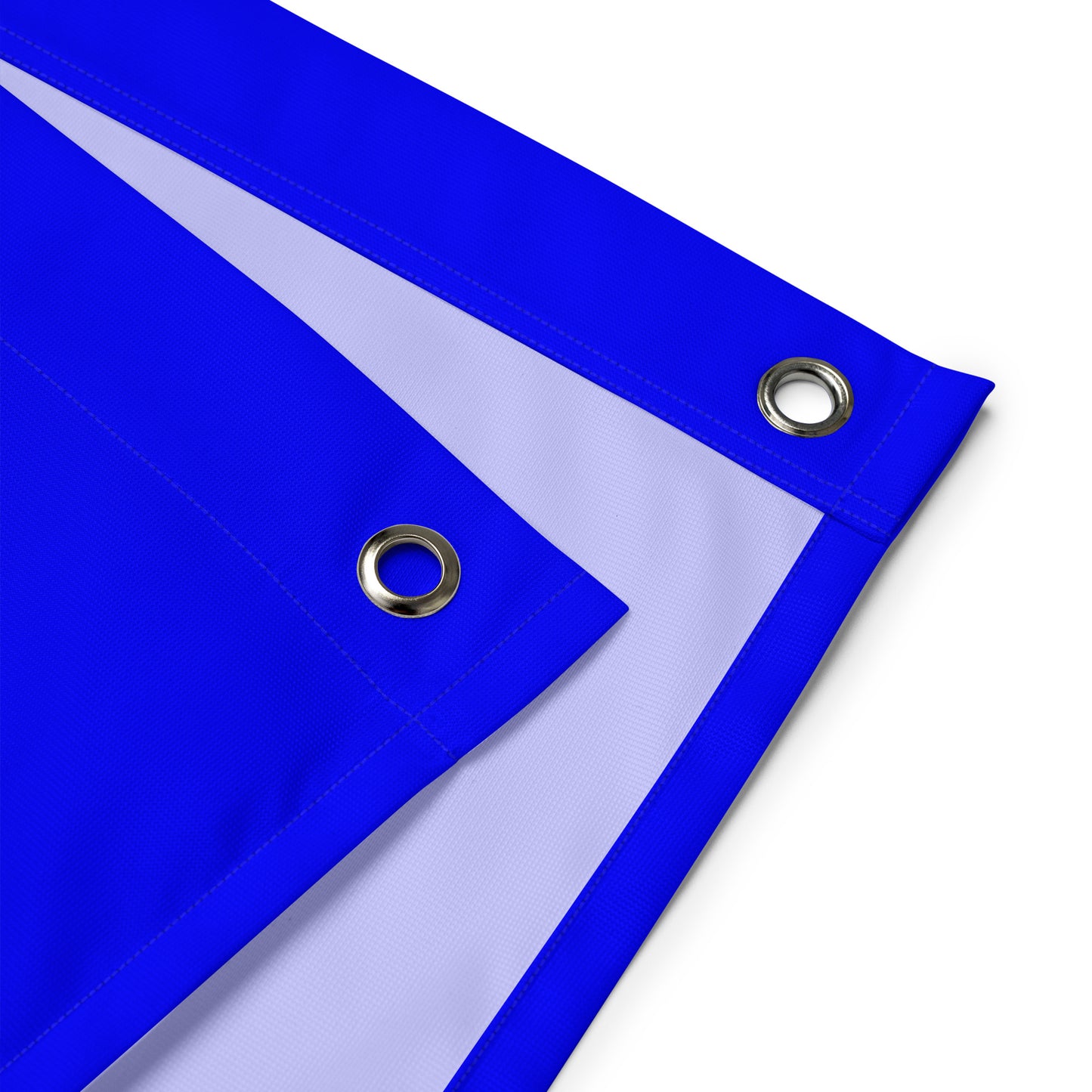 Freeburg Midgets Flag with grommets - Side by Side Image - Blue