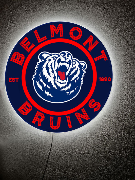 BELMONT UNIVERSITY ILLUMINATED WALL SIGN