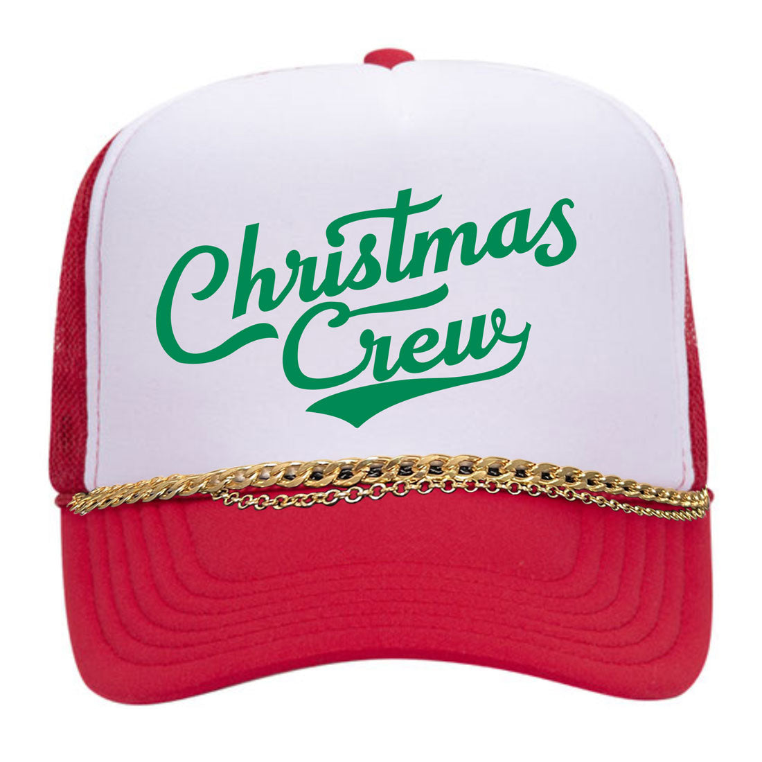 Christmas Crew Tall Trucker Caps