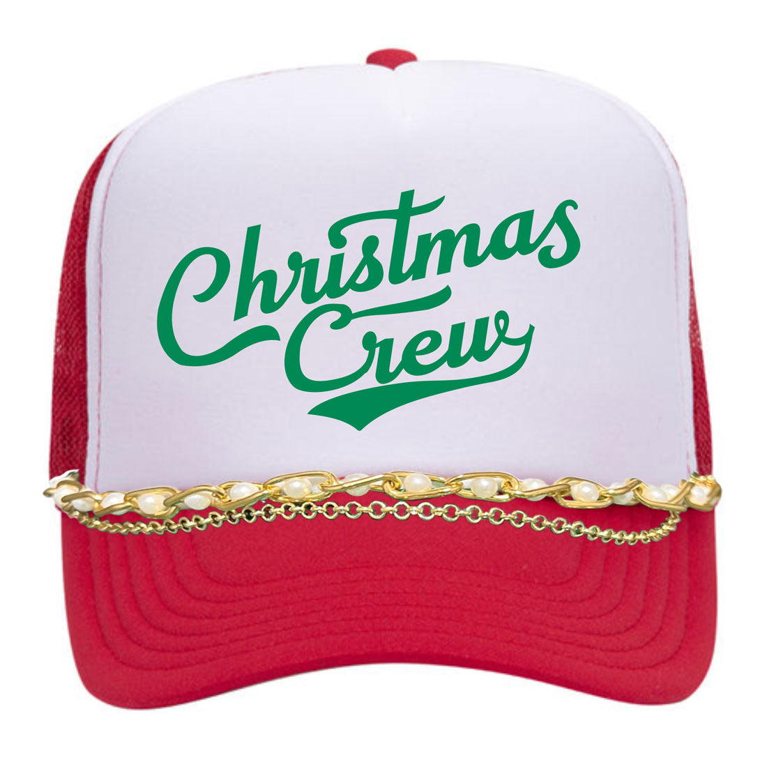 Christmas Crew Tall Trucker Caps