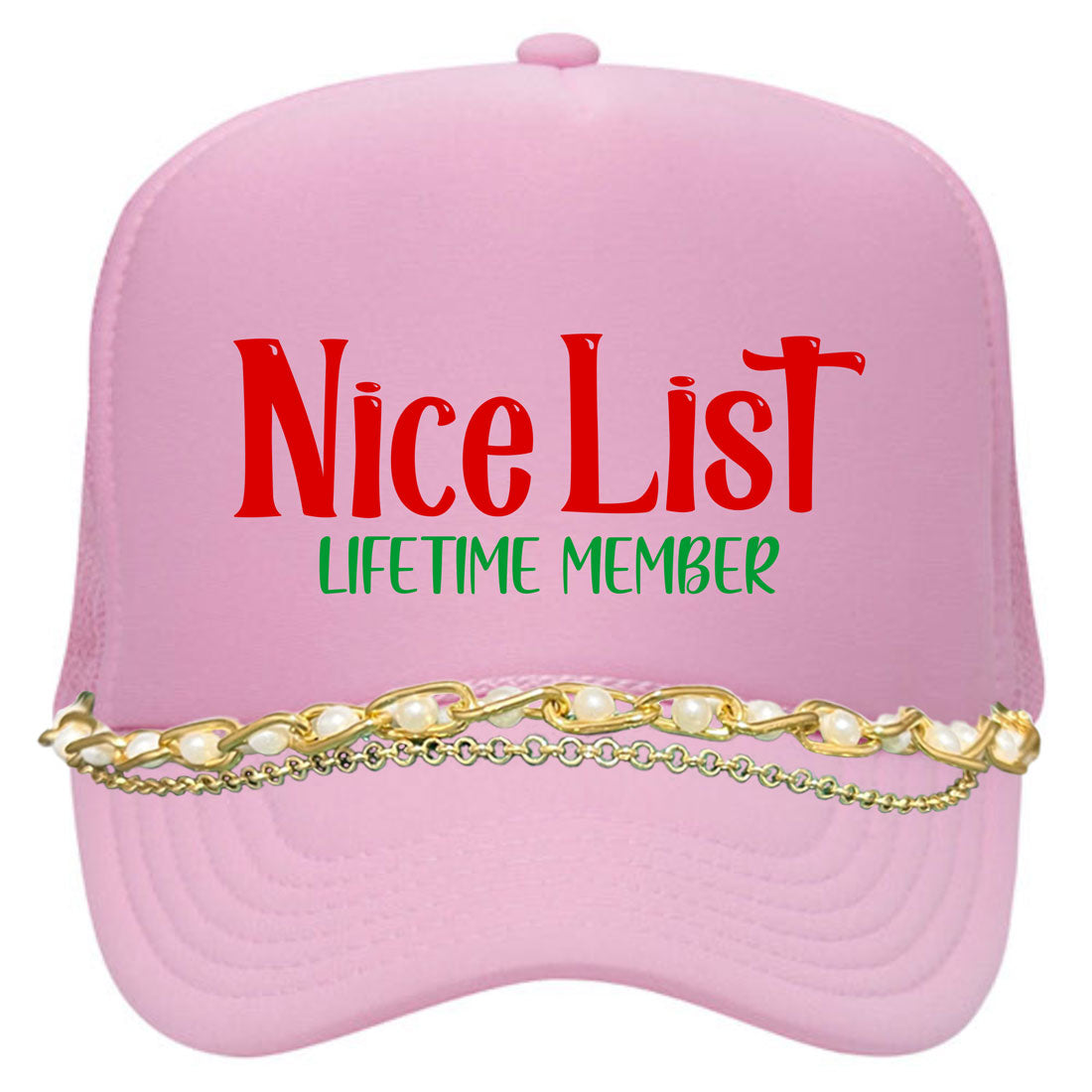 Nice List - Lifetime Member Tall Trucker Caps