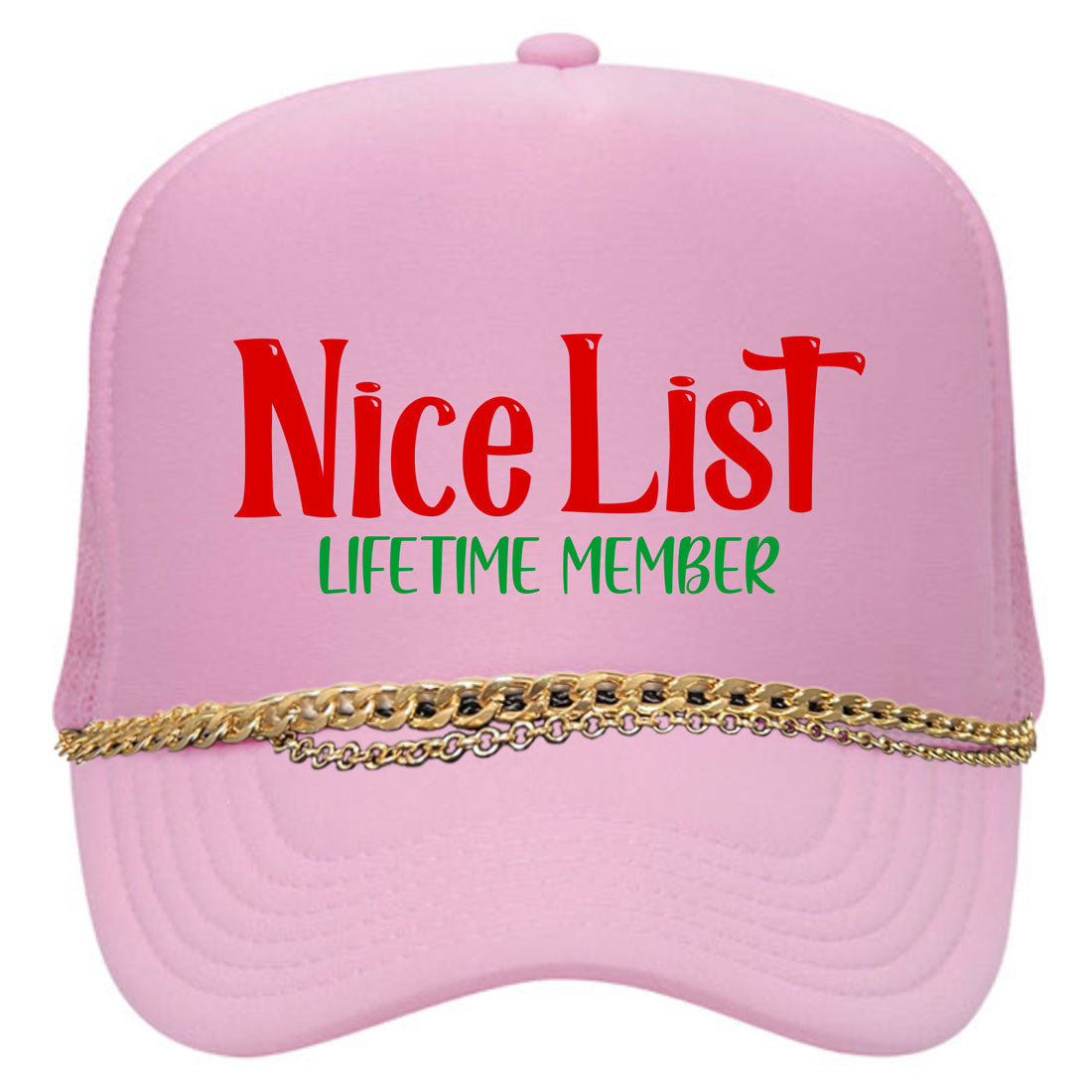 Nice List - Lifetime Member Tall Trucker Caps