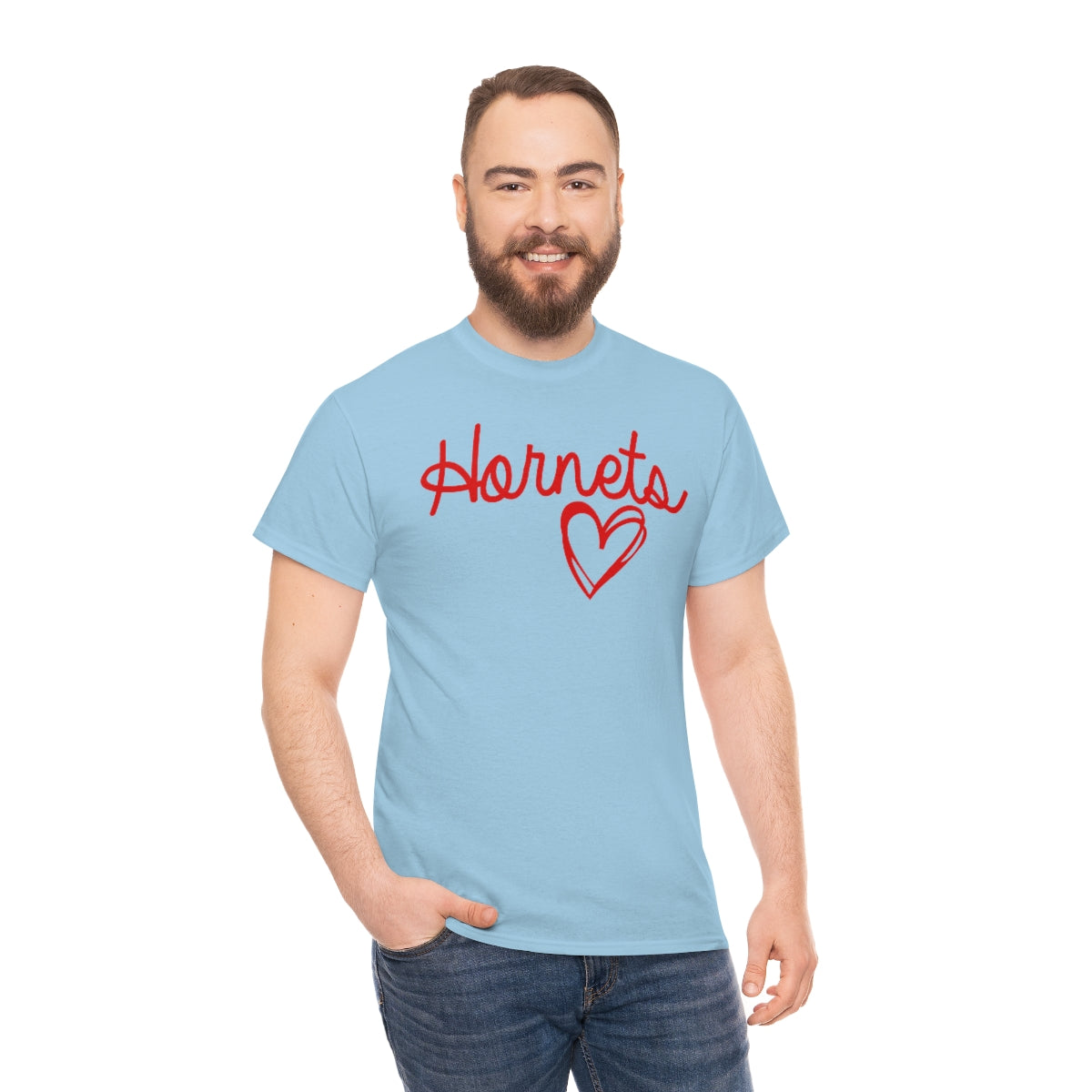 Hornet Heart Unisex Heavy Cotton Tee