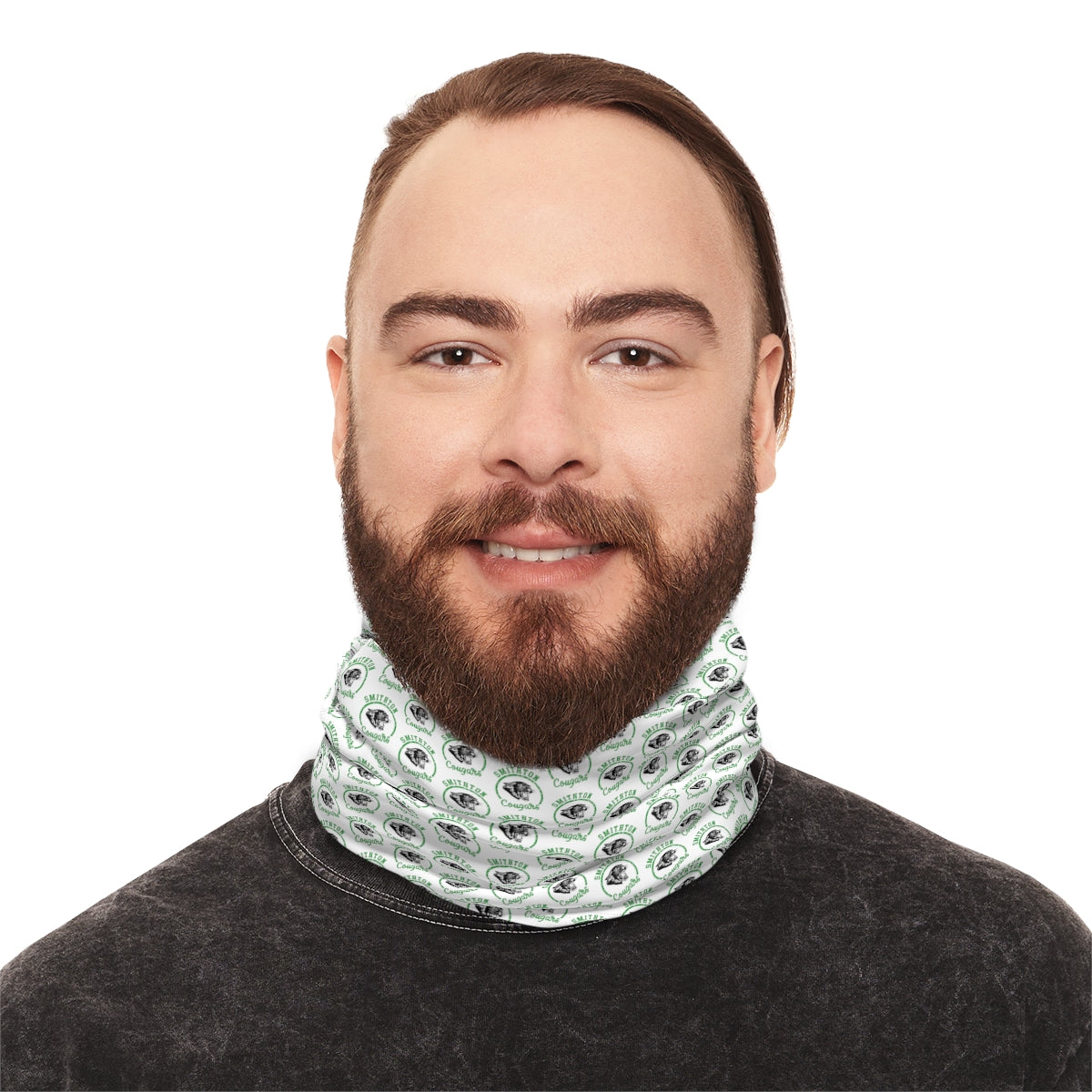 Smithton Cougars Neck Gaiter - White