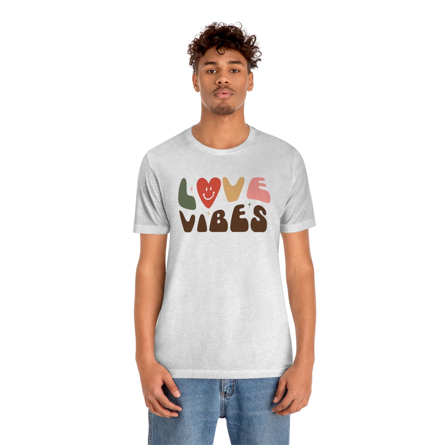 "Love Vibes"  Unisex Jersey Short Sleeve Tee