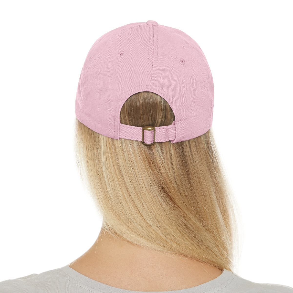 Freeburg Midget Cursive Dad Hat with Leather Patch