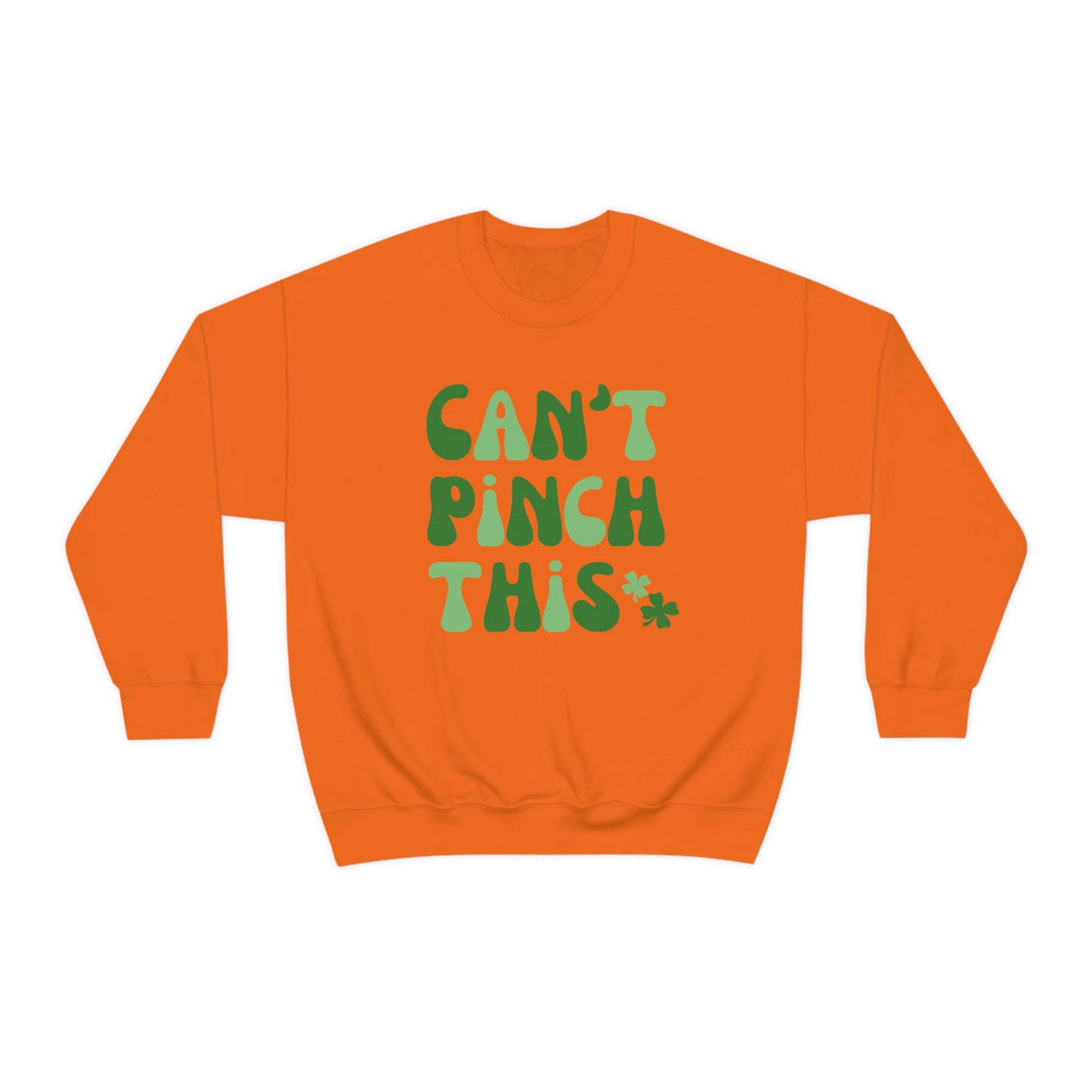 St. Patrick's Day "Can't Pinch This"  Design Unisex Heavy Blend Crewneck Sweatshirt