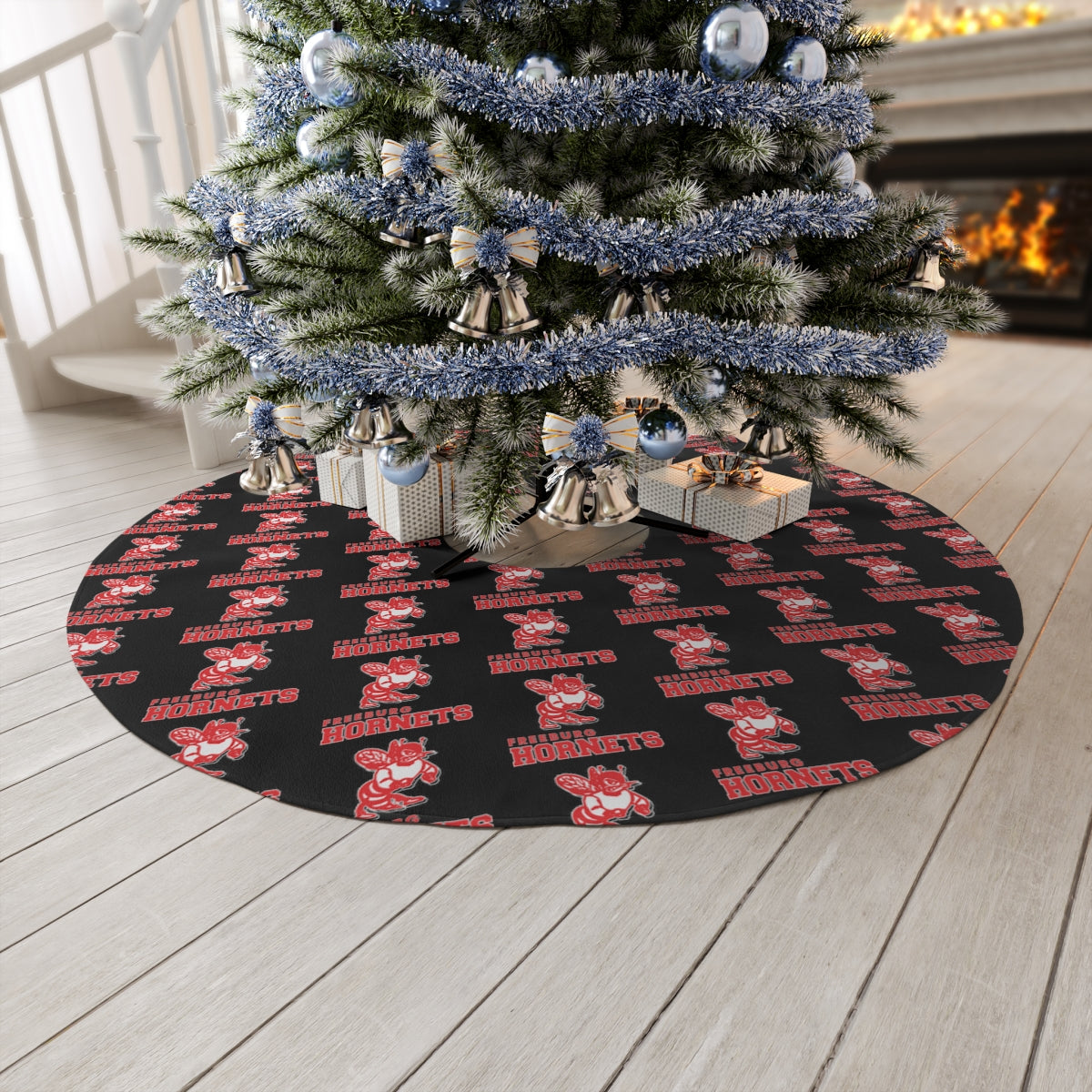 Freeburg Hornet Black Round Tree Skirt