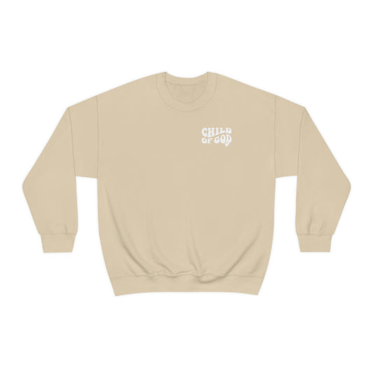 Front and Back Image "Child of God" Unisex Heavy Blend™ Crewneck Sweatshirt