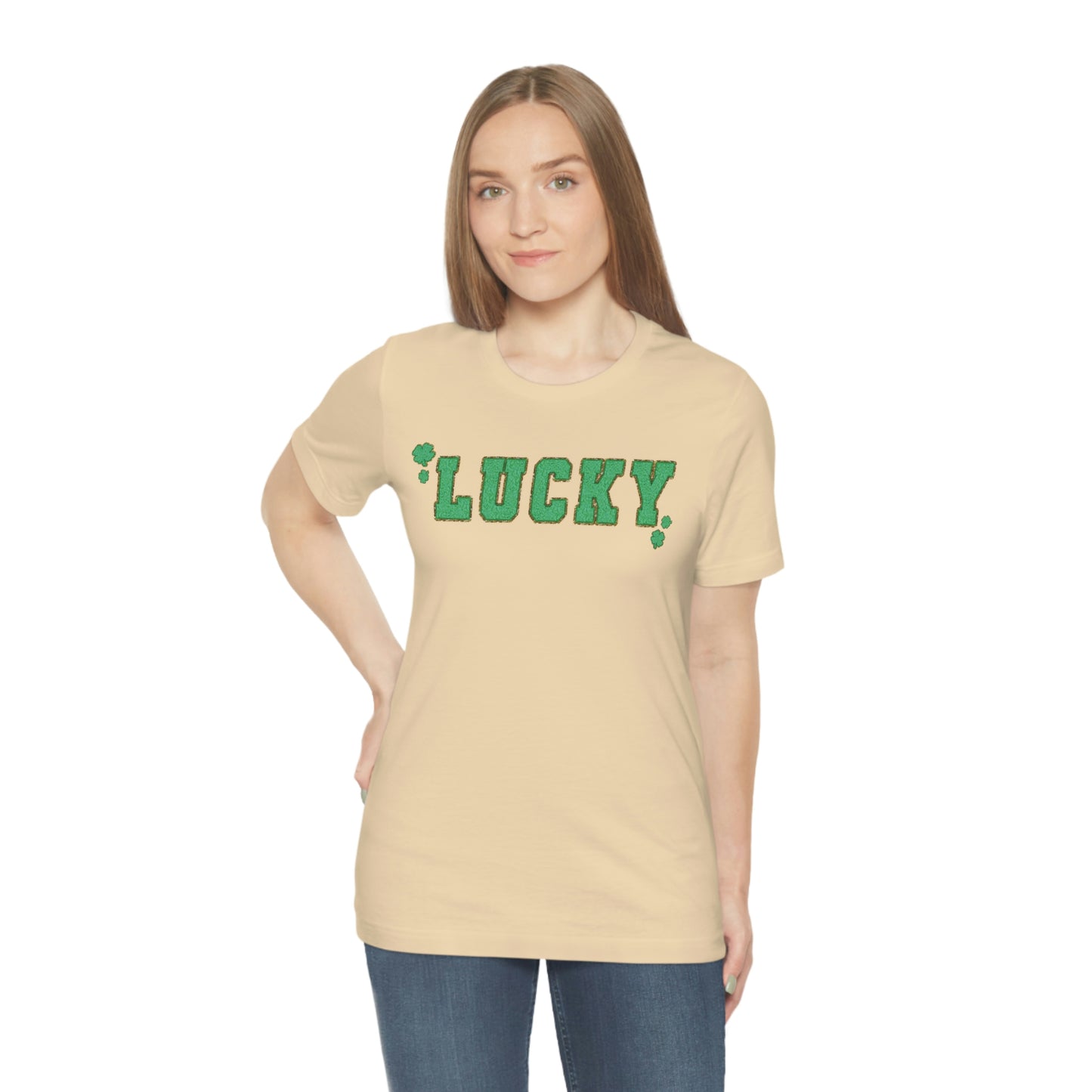 St. Patrick's Day "Lucky" Unisex Jersey Short Sleeve Tee