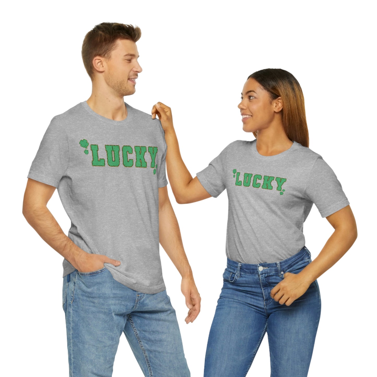 St. Patrick's Day "Lucky" Unisex Jersey Short Sleeve Tee