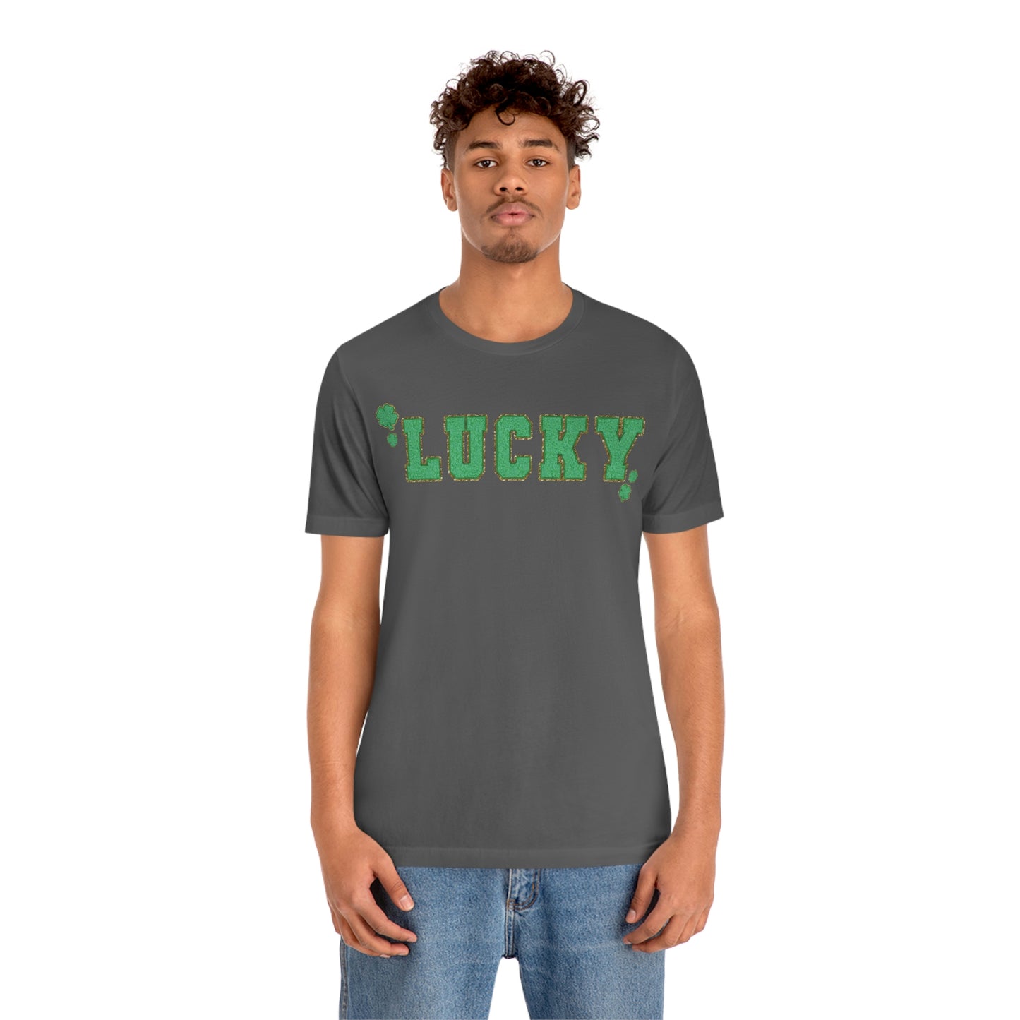 St. Patrick's Day "Lucky" Unisex Jersey Short Sleeve Tee