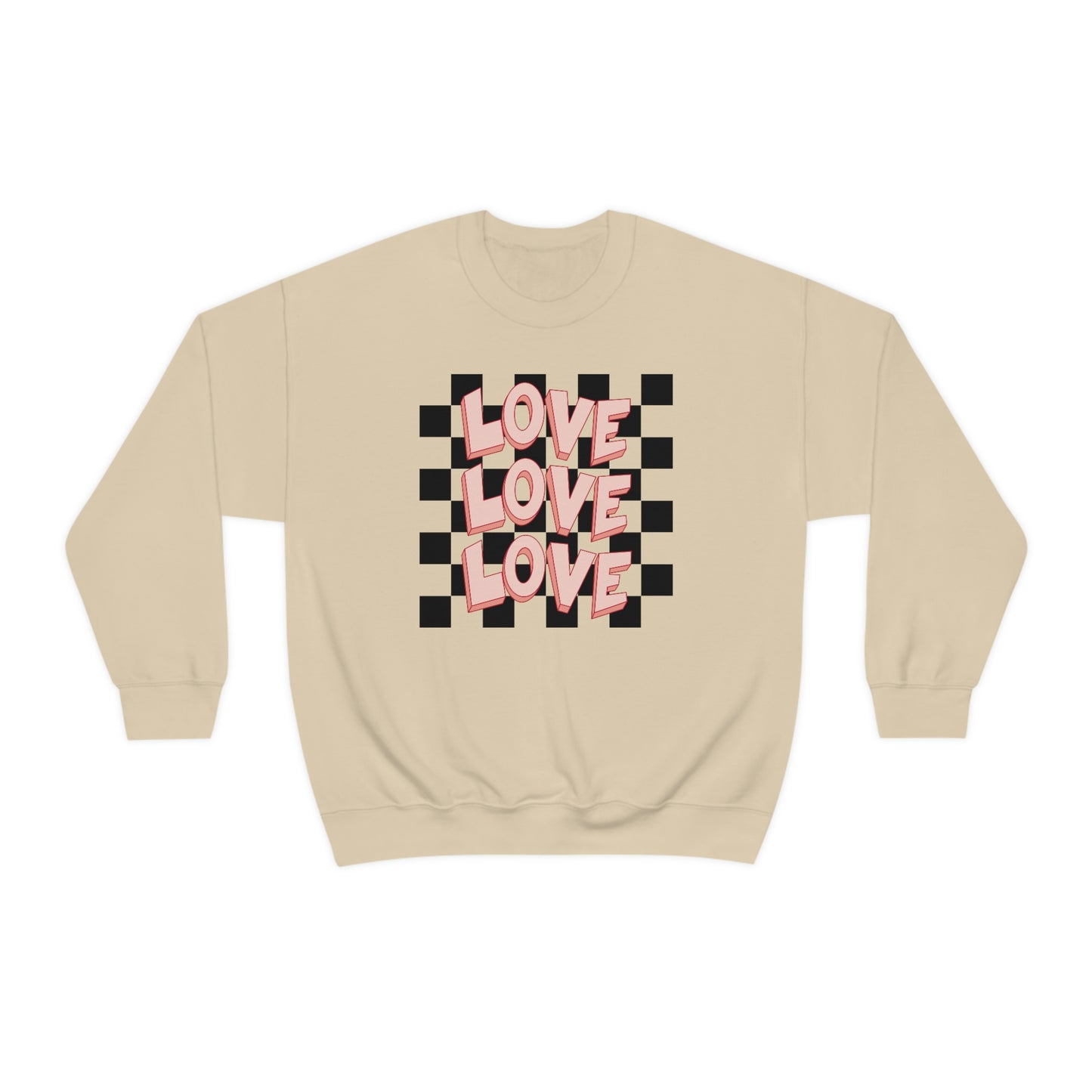 "Love Love Love" Unisex Heavy Blend™ Crewneck Sweatshirt