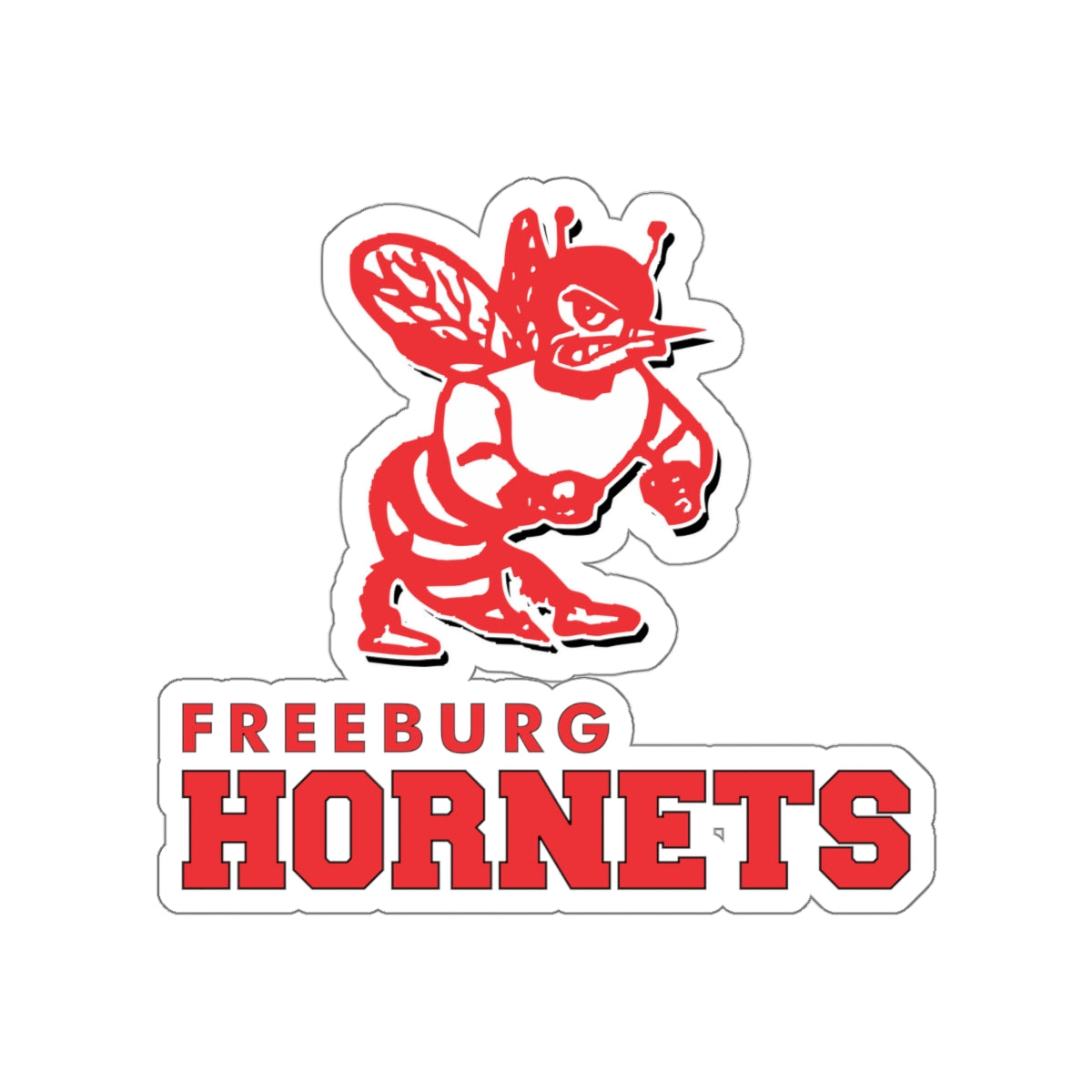 Freeburg Hornets Die-Cut Stickers