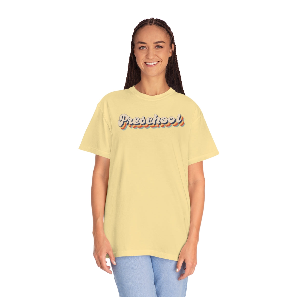 Retro Preschool Unisex Garment-Dyed Comfort Colors PREMIUM T-shirt