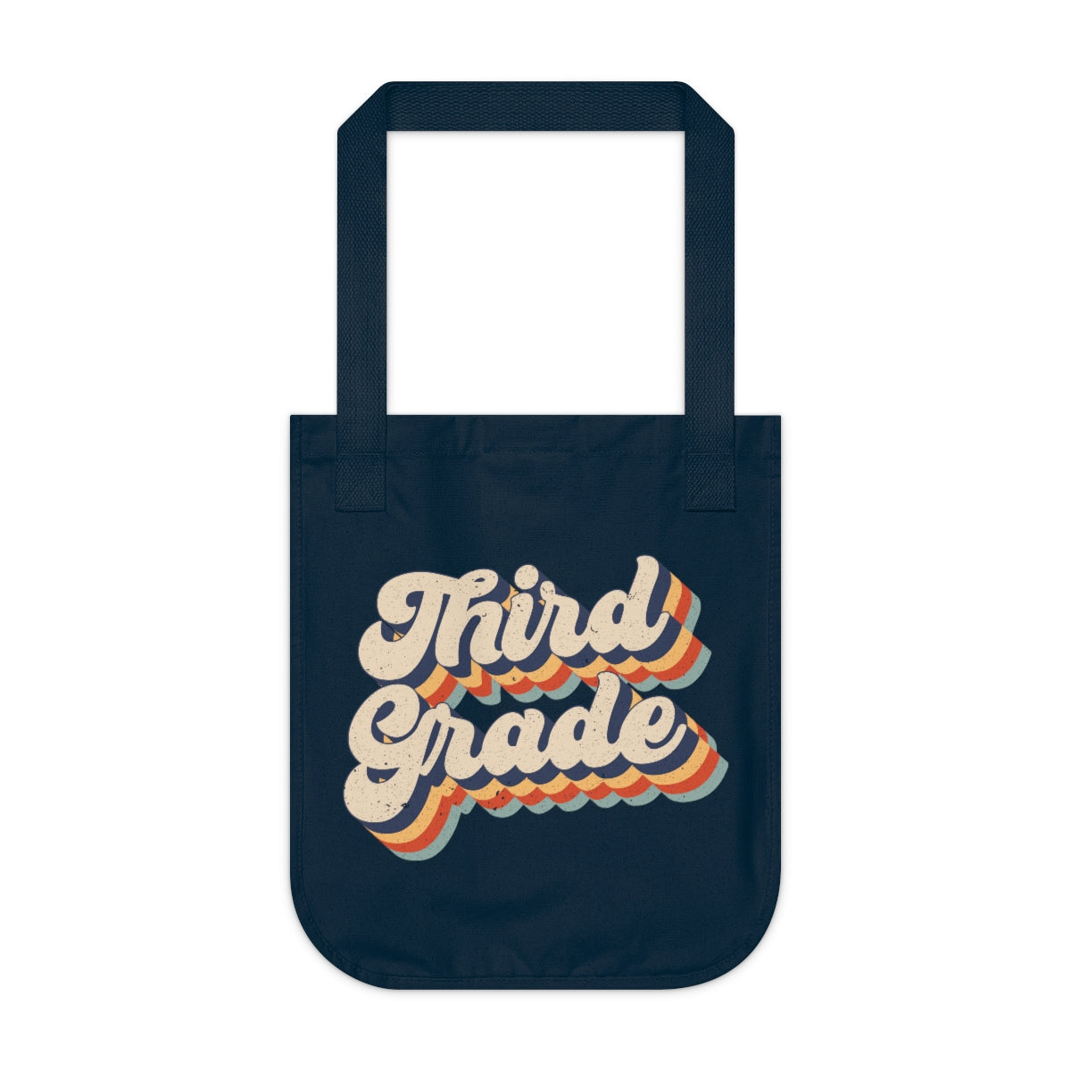 Third Grade Organic Canvas Tote Bag