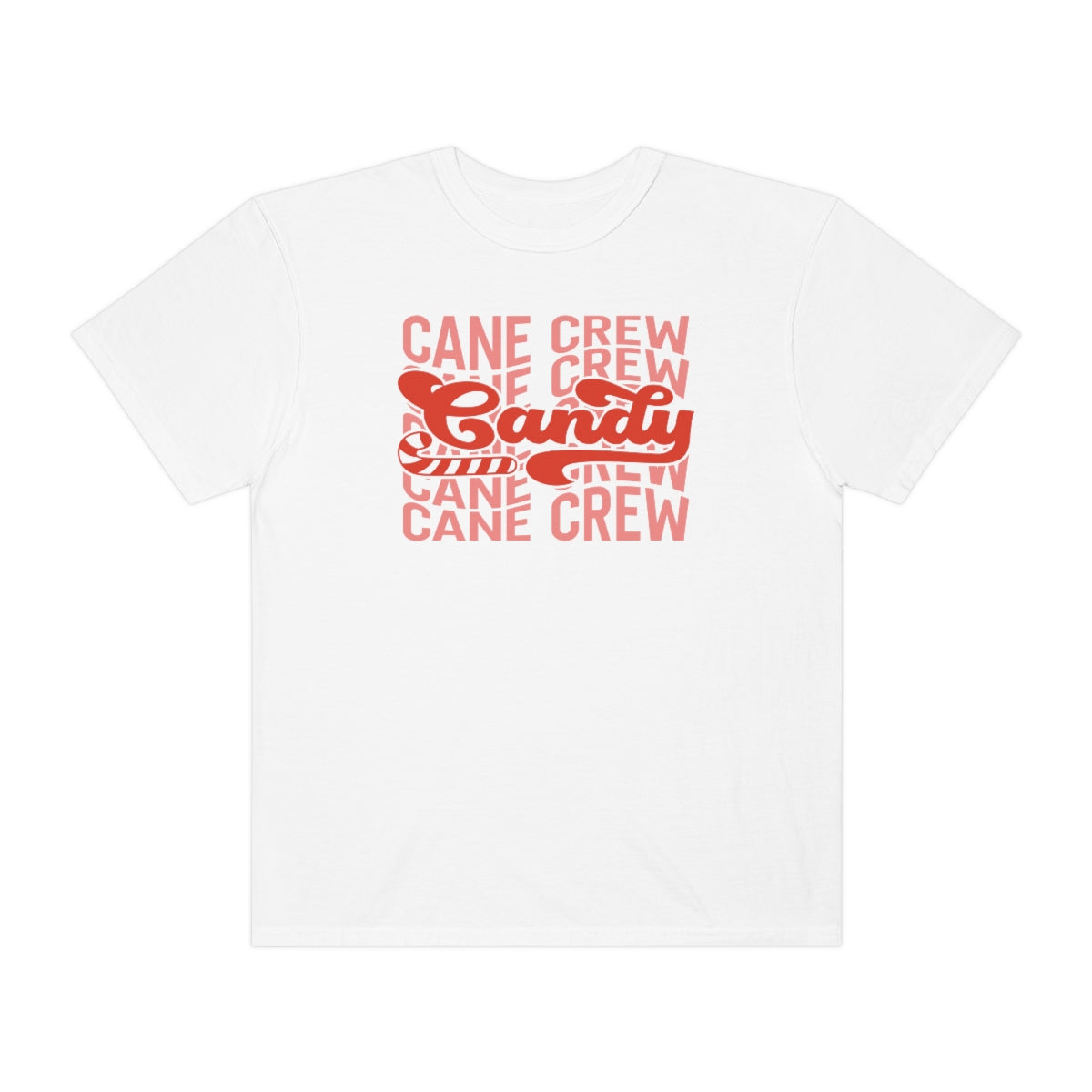 Candy Cane Crew Unisex Garment-Dyed Comfort Colors PREMIUM T-shirt