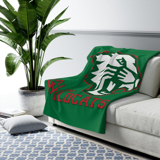 Salem Wildcats Sherpa Fleece Blanket