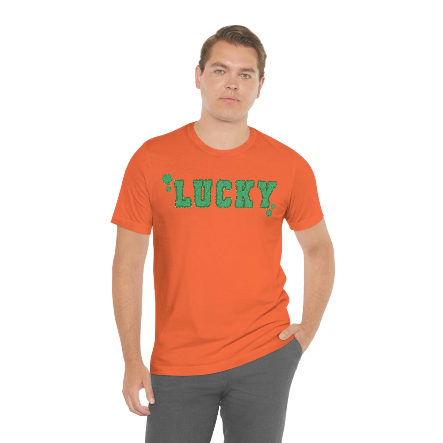 St. Patrick's Day "Lucky" Unisex Jersey Short Sleeve Tee