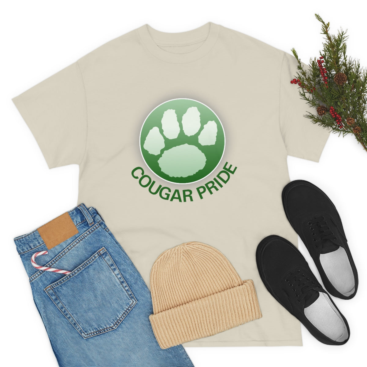 Smithton Cougar Pride Unisex Heavy Cotton Tee