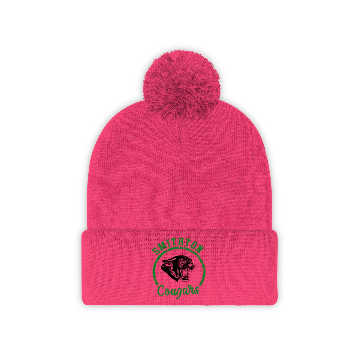 Smithton Cougars Pom Pom Beanie