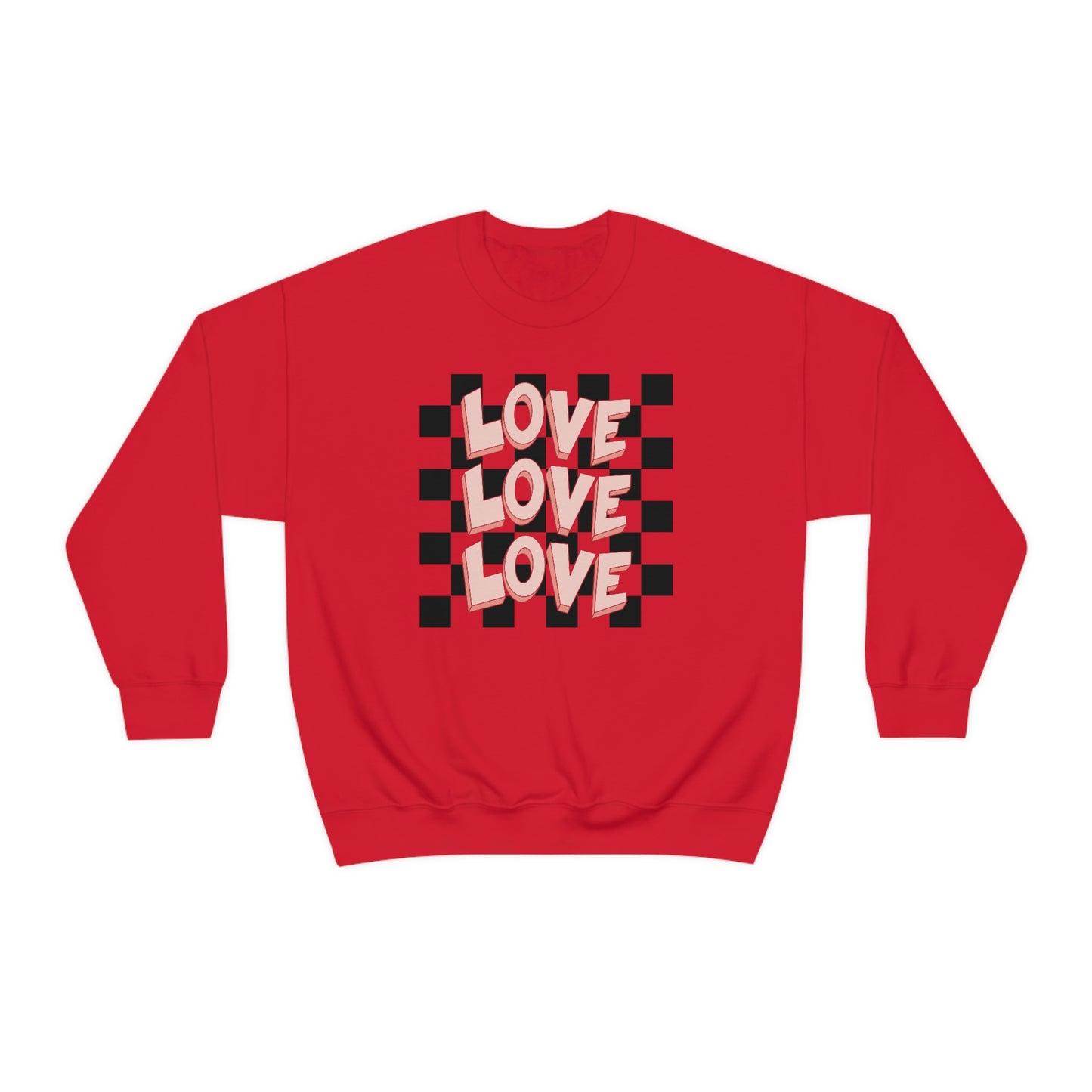 "Love Love Love" Unisex Heavy Blend™ Crewneck Sweatshirt