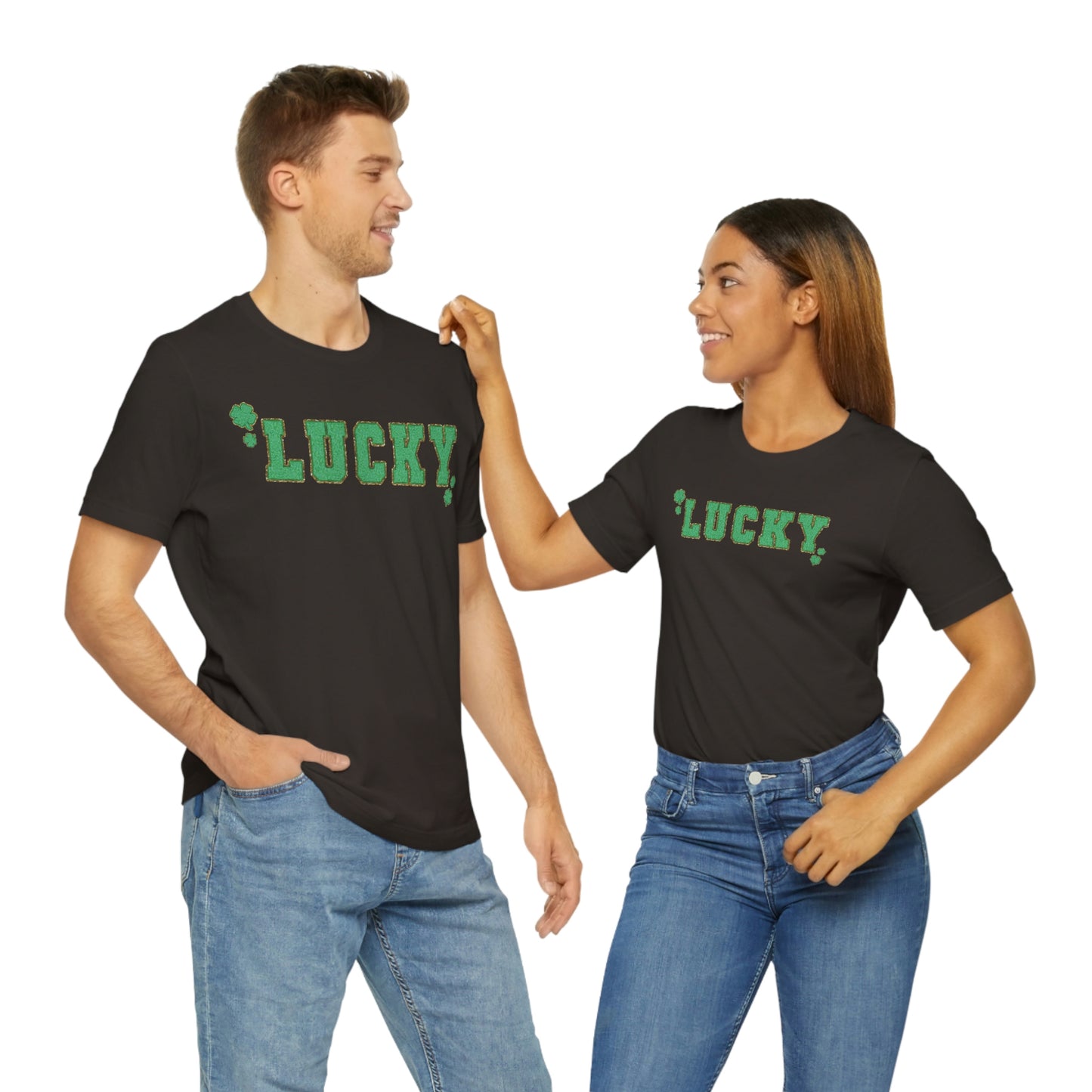 St. Patrick's Day "Lucky" Unisex Jersey Short Sleeve Tee