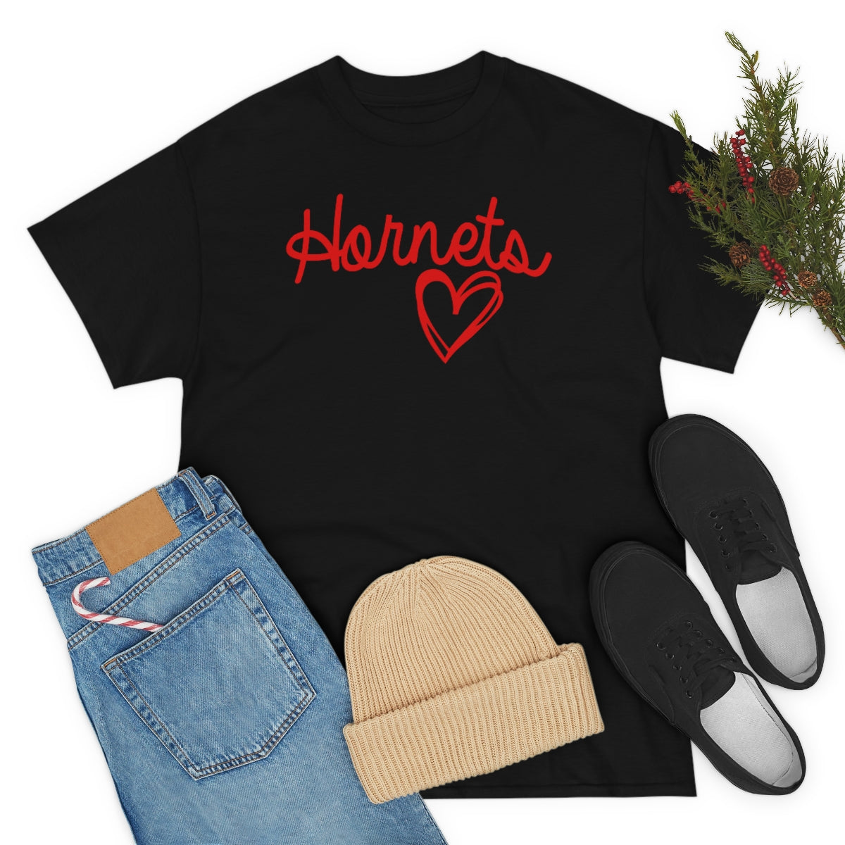 Hornet Heart Unisex Heavy Cotton Tee