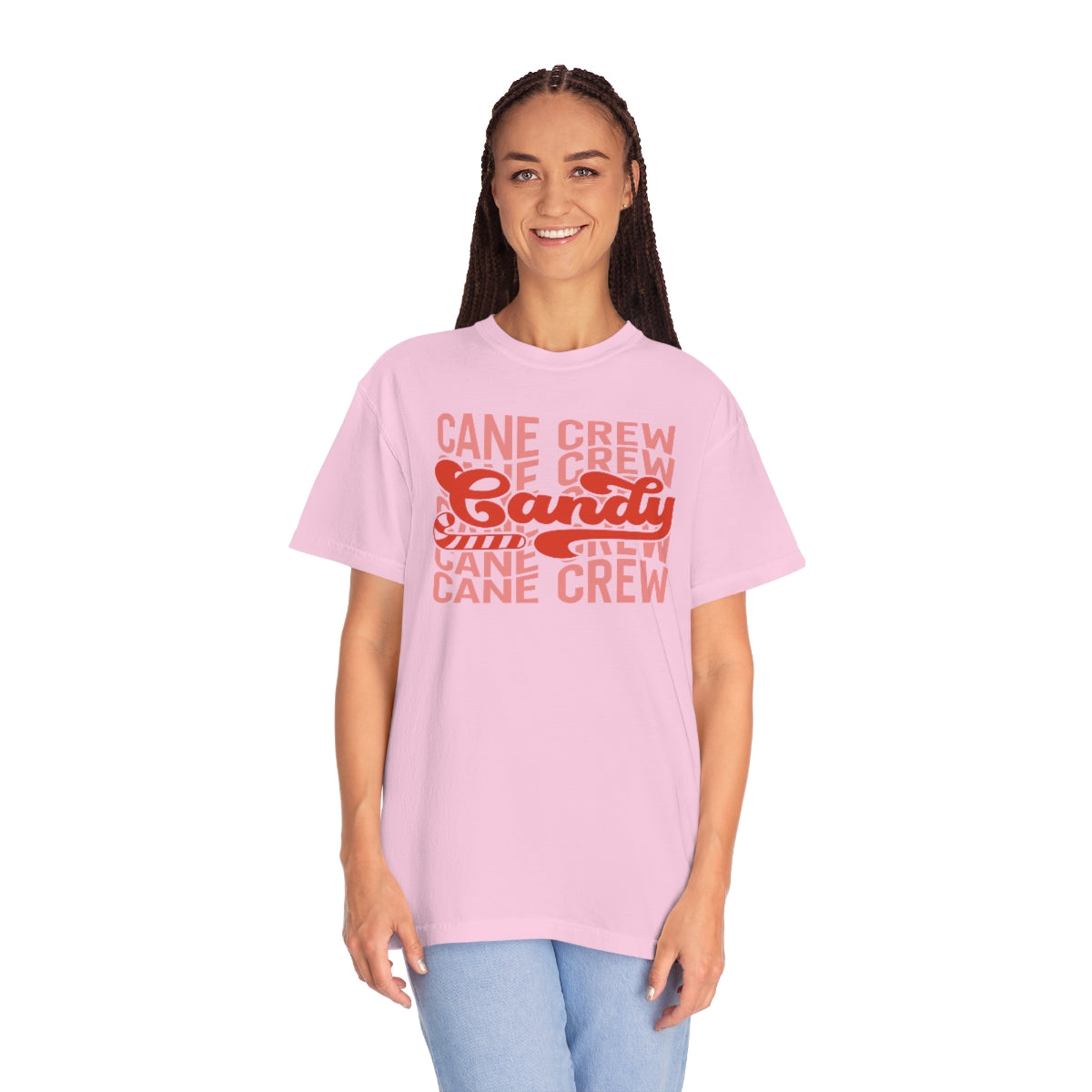 Candy Cane Crew Unisex Garment-Dyed Comfort Colors PREMIUM T-shirt