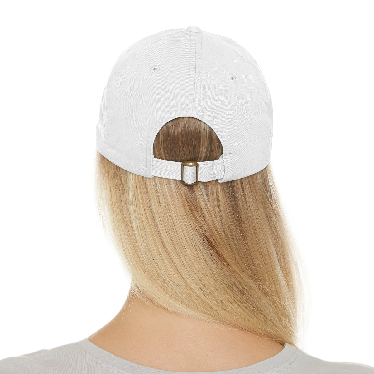 Freeburg Midget Cursive Dad Hat with Leather Patch