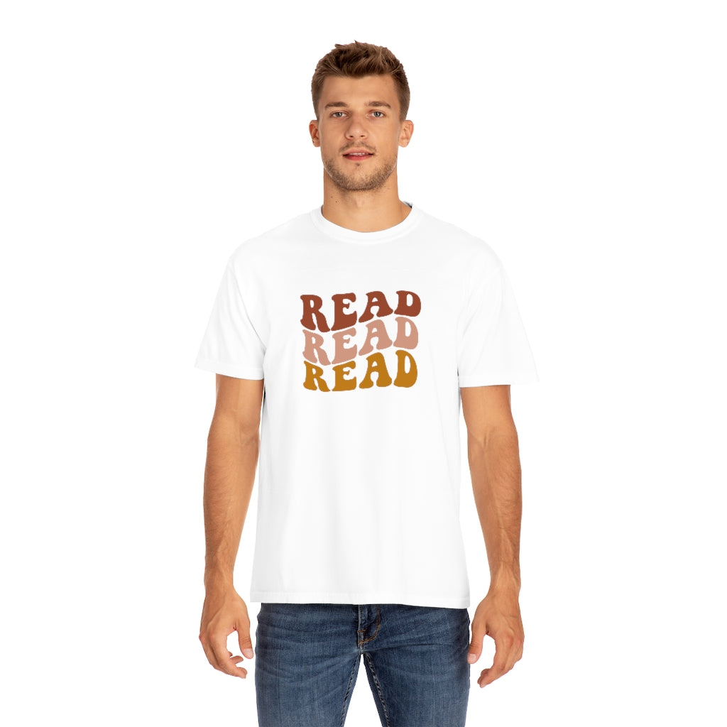 Read Read Read Warm Colors Unisex Garment-Dyed PREMIUM T-shirt