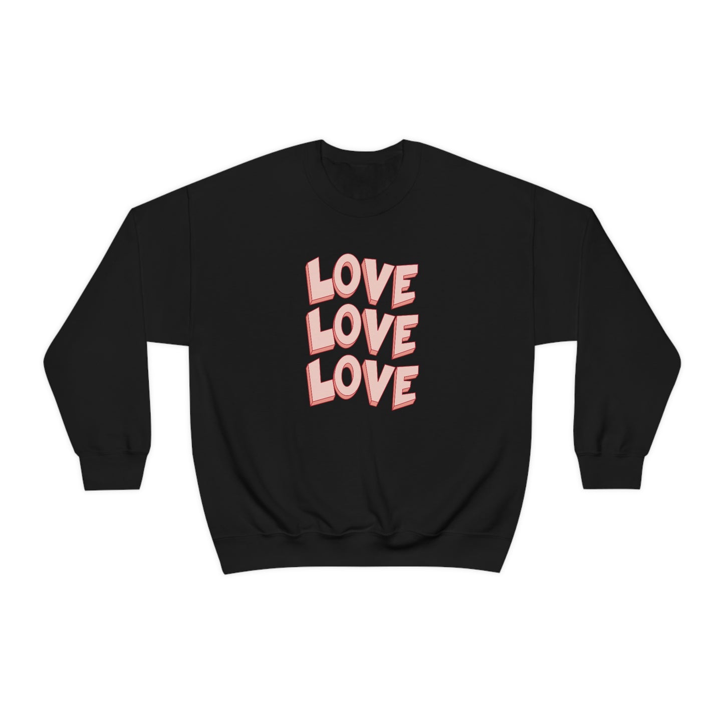 "Love Love Love" Unisex Heavy Blend™ Crewneck Sweatshirt