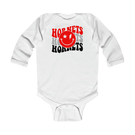 Freeburg Hornets Lightening Infant Long Sleeve Bodysuit