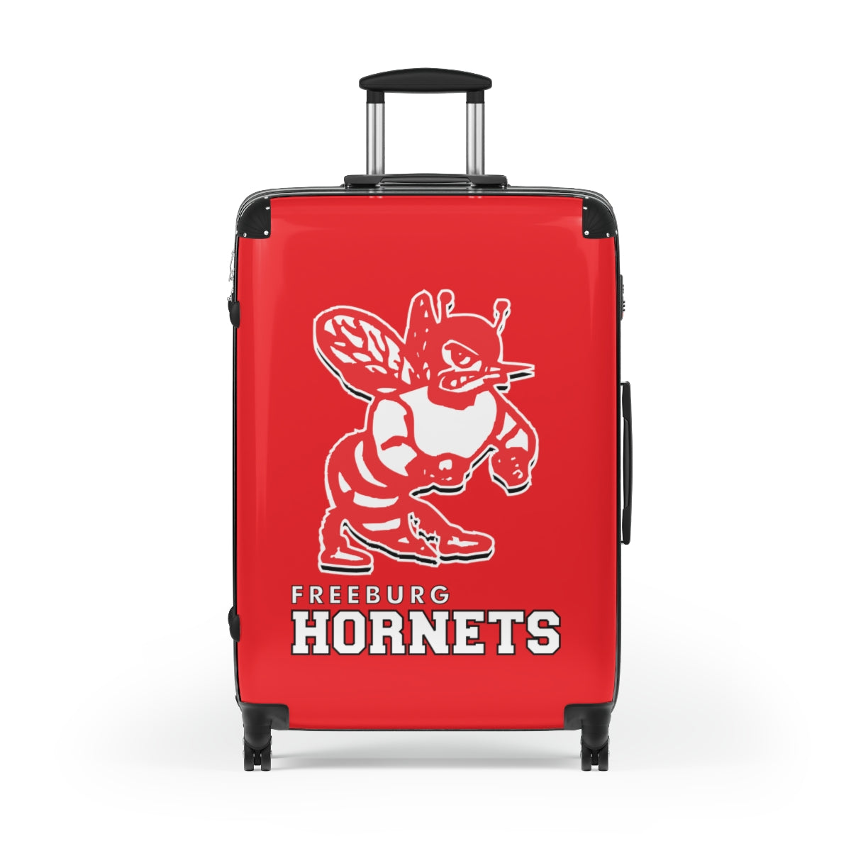 Freeburg Hornet Suitcases - Red Front/ Black Back