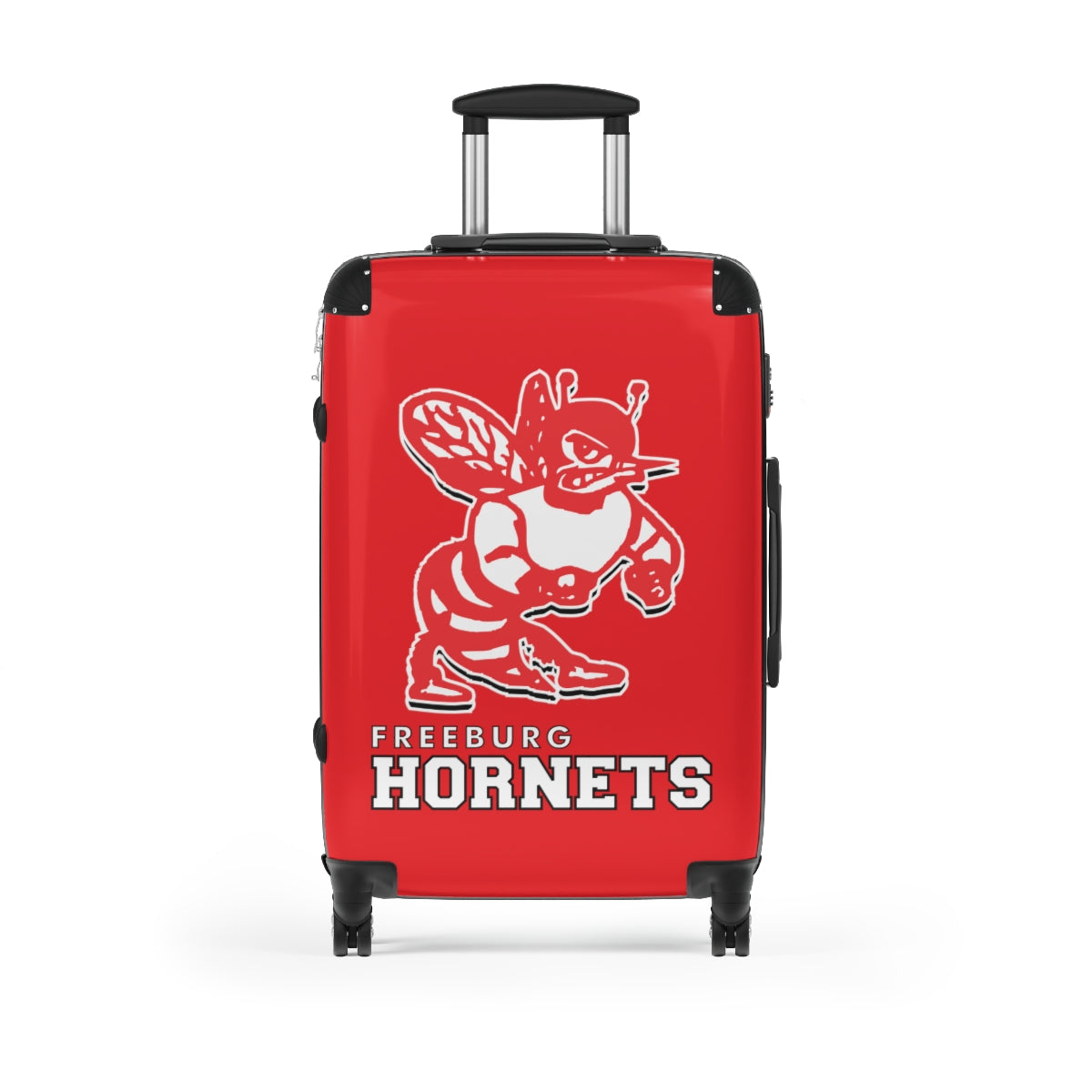 Freeburg Hornet Suitcases - Red Front/ Black Back