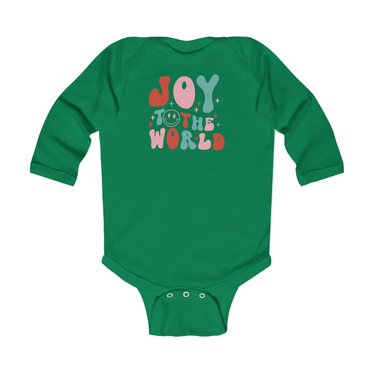 Joy to the World Infant Long Sleeve Bodysuit