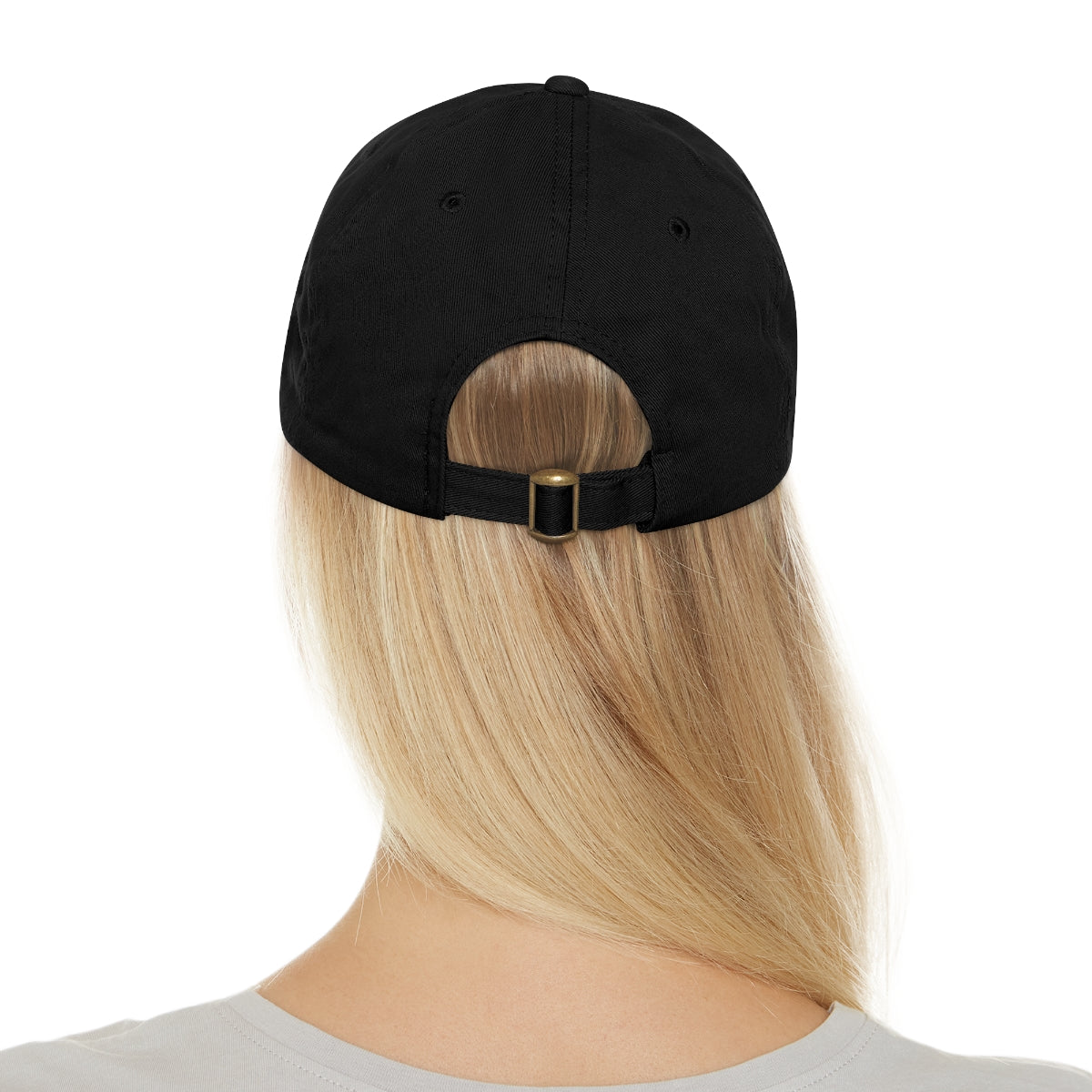 Freeburg Midget Cursive Dad Hat with Leather Patch