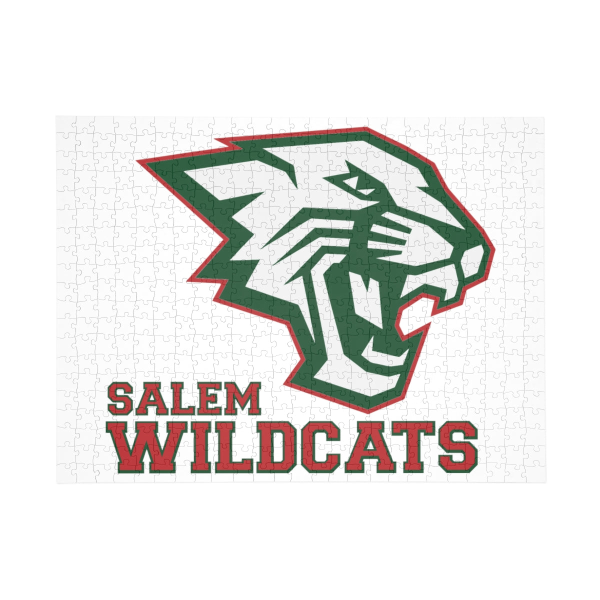 Salem Wildcats - White Puzzle (96, 252, 500, 1000-Piece)