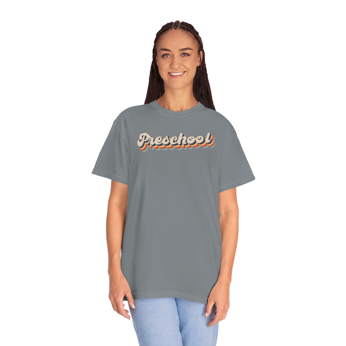 Retro Preschool Unisex Garment-Dyed Comfort Colors PREMIUM T-shirt