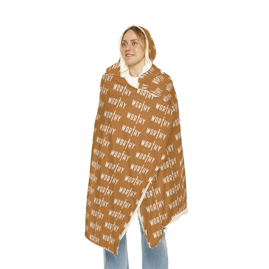 Light Brown Worthy Snuggle Blanket