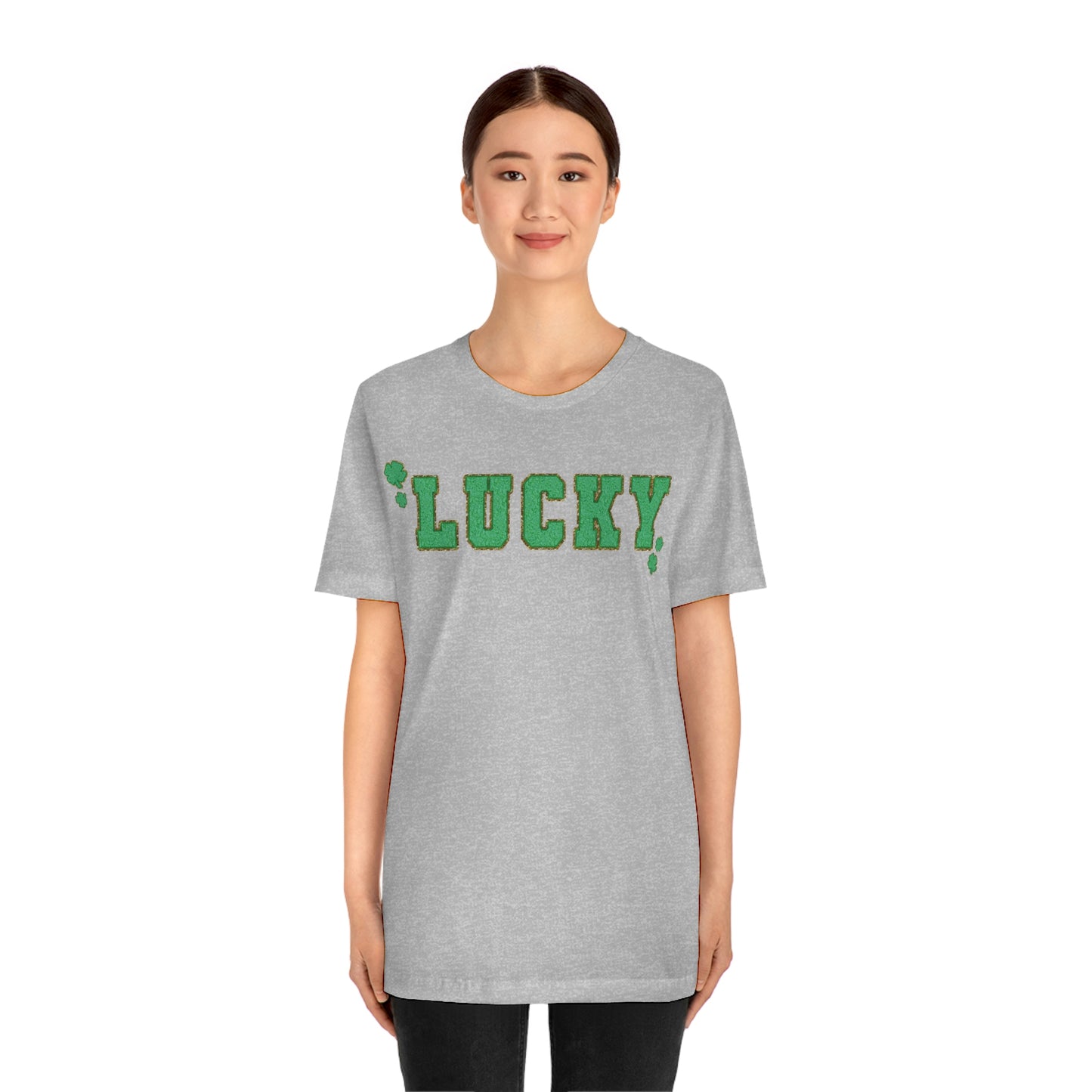 St. Patrick's Day "Lucky" Unisex Jersey Short Sleeve Tee