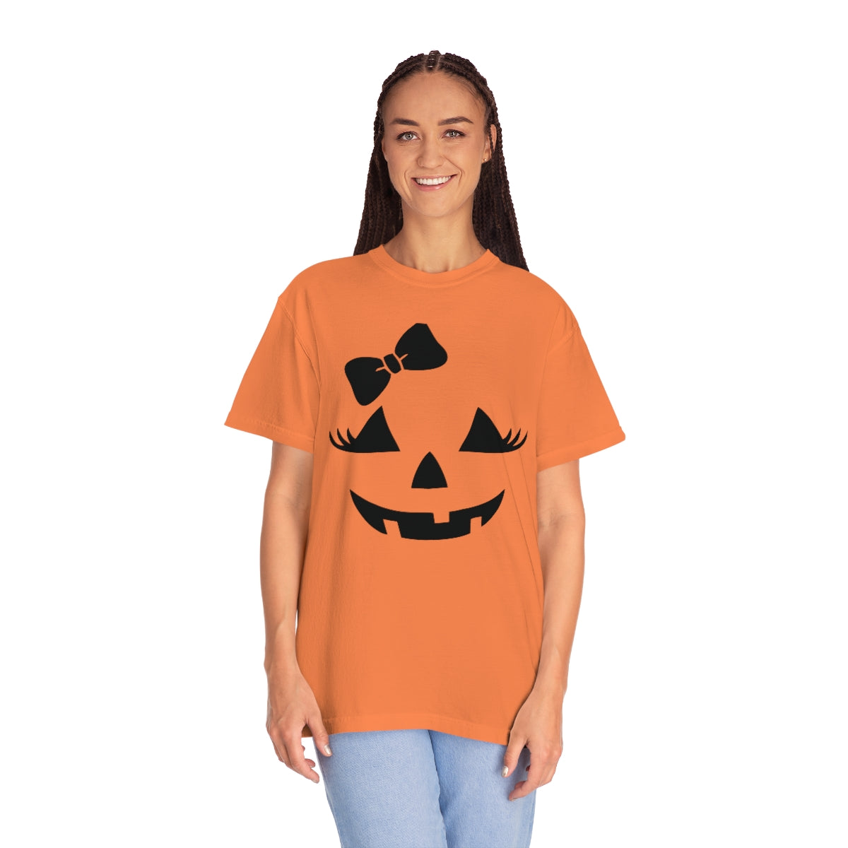 Girl Jack-o-lantern Unisex Garment-Dyed PREMIUM T-shirt