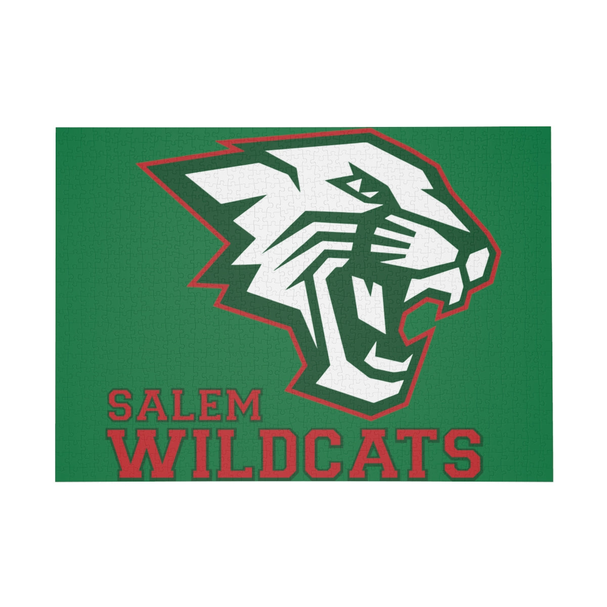 Salem Wildcats - Green Puzzle (96, 252, 500, 1000-Piece)