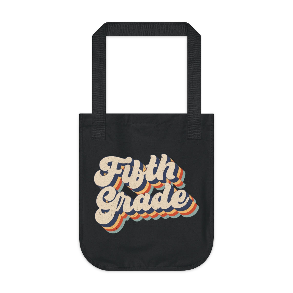 Fifth Grade Organic Canvas Tote Bag