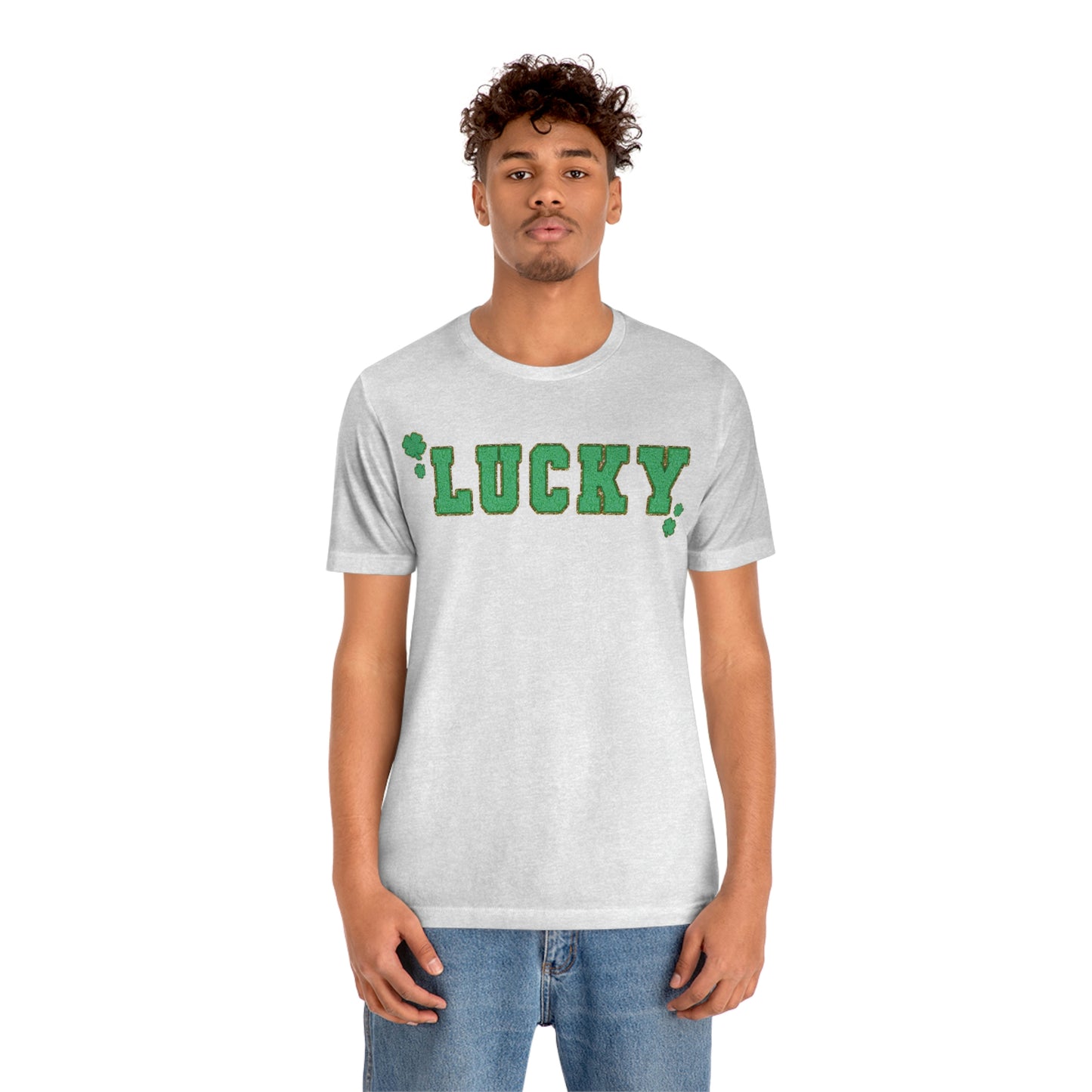 St. Patrick's Day "Lucky" Unisex Jersey Short Sleeve Tee