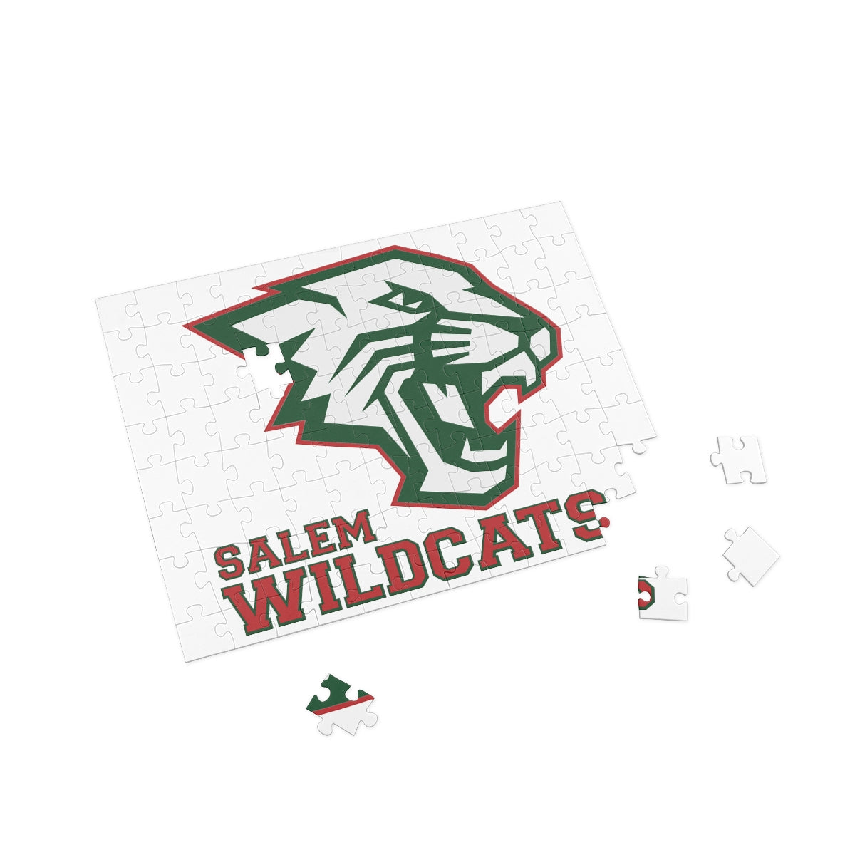 Salem Wildcats - White Puzzle (96, 252, 500, 1000-Piece)